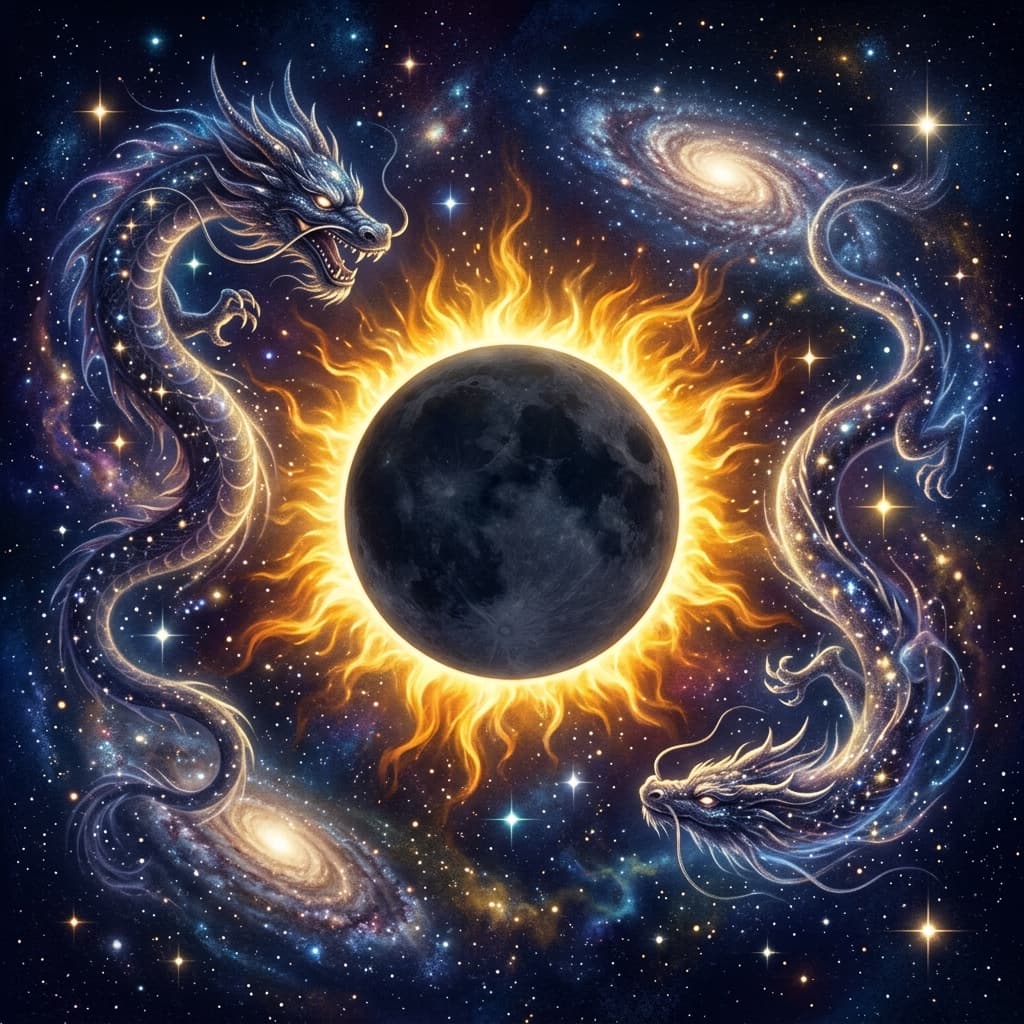 Rahu & Ketu: The Karmic Axis of Obsession and Liberation